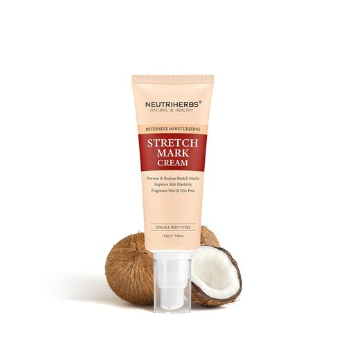 Neutriherbs Stretch Mark Cream - Nourishing Skin Care for Pregnancy & Weight Fluctuations | 3.88 Oz