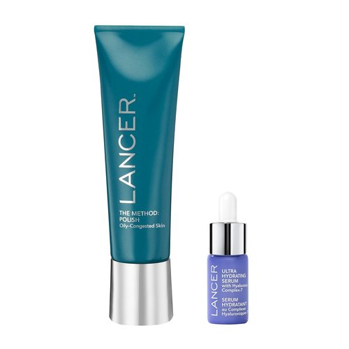 Lancer Skincare Polish Facial Exfoliator - Daily Scrub with Natural Minerals for Oily Skin | 4.2 Fl Oz