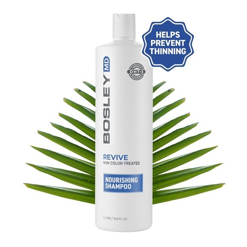 BosRevive Nourishing Shampoo - Restores Thinning Hair & Boosts Scalp Circulation | Sulfate-Free 33.8 Fl Oz