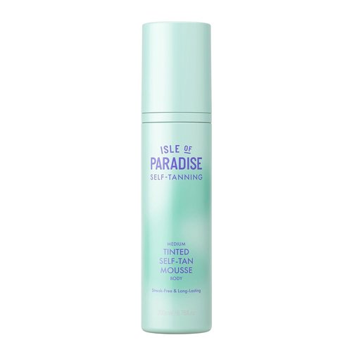 Isle of Paradise Tinted Self Tanning Mousse - Streak-Free, Natural-Looking Tan, 6.76 fl oz | Vegan & Cruelty-Free
