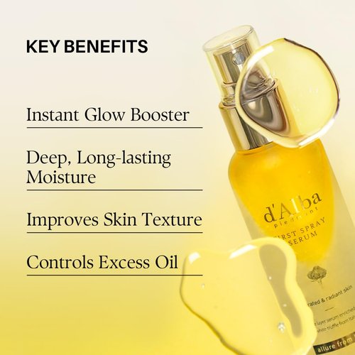 d'Alba Official White Truffle Spray Serum, 3 Solutions, Gift Set (1.76 fl oz (52 ml) x 3ea), Stocking Stuffers, Vegan Skin Care, Glow Serum for Radiant Skin, All In One Mist, Korean Skin Care