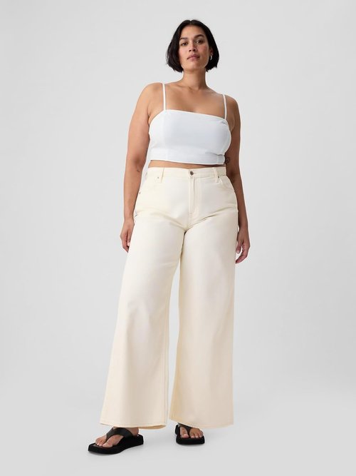 Gap Women's Mid Rise Baggy Denim Jeans - Comfortable Fit | Versatile Style for Everyday Wear