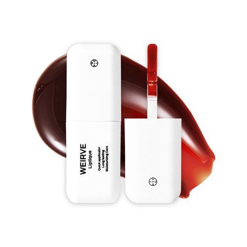 Oiad Liptique Lip Plumping Stain Peel Off - 24 Hour Long Lasting Lip Tattoo, Waterproof & Transfer Proof, Nourishing & Hydrating Peel off Korean Lip Tint for Women (005 WEIRVE)