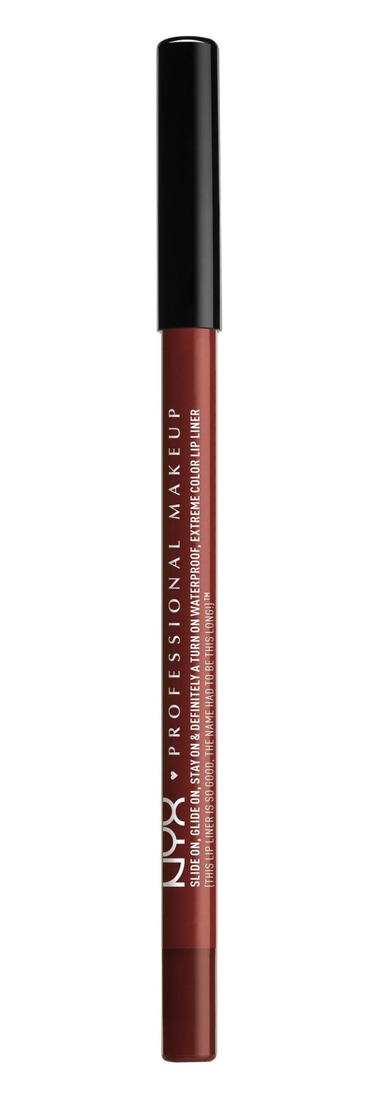 NYX PROFESSIONAL MAKEUP Slide On Lip Pencil, Lip Liner - Brick House (Deep Brick Red)