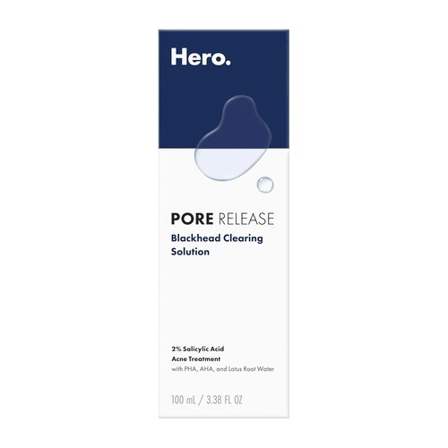 Hero Cosmetics Pore Release Blackhead Clearing Solution - Exfoliating 2% Salicylic Acid Toner, 100 ml