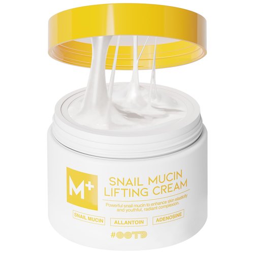#OOTD Snail Mucin Moisturizer Cream - Deep Hydrating Anti-Aging Face & Neck Cream (3.38 Fl Oz)