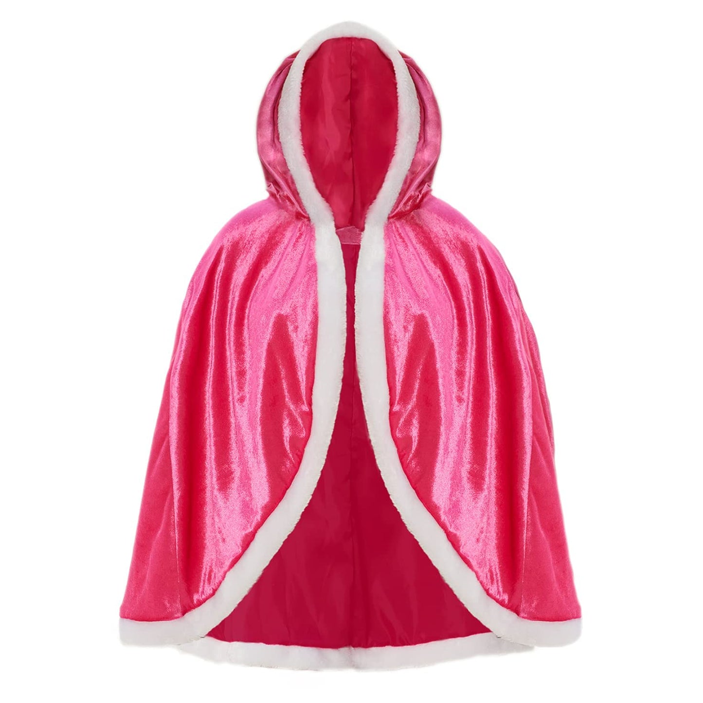 Morph Costumes Girls Pink Cloak Princess Hooded Cape Halloween Outfit For Children Small