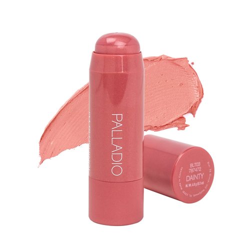 Palladio I'm Blushing 2-in-1 Cheek and Lip Tint - Buildable Cream Blush in Dainty | Hydrating & Long-Lasting