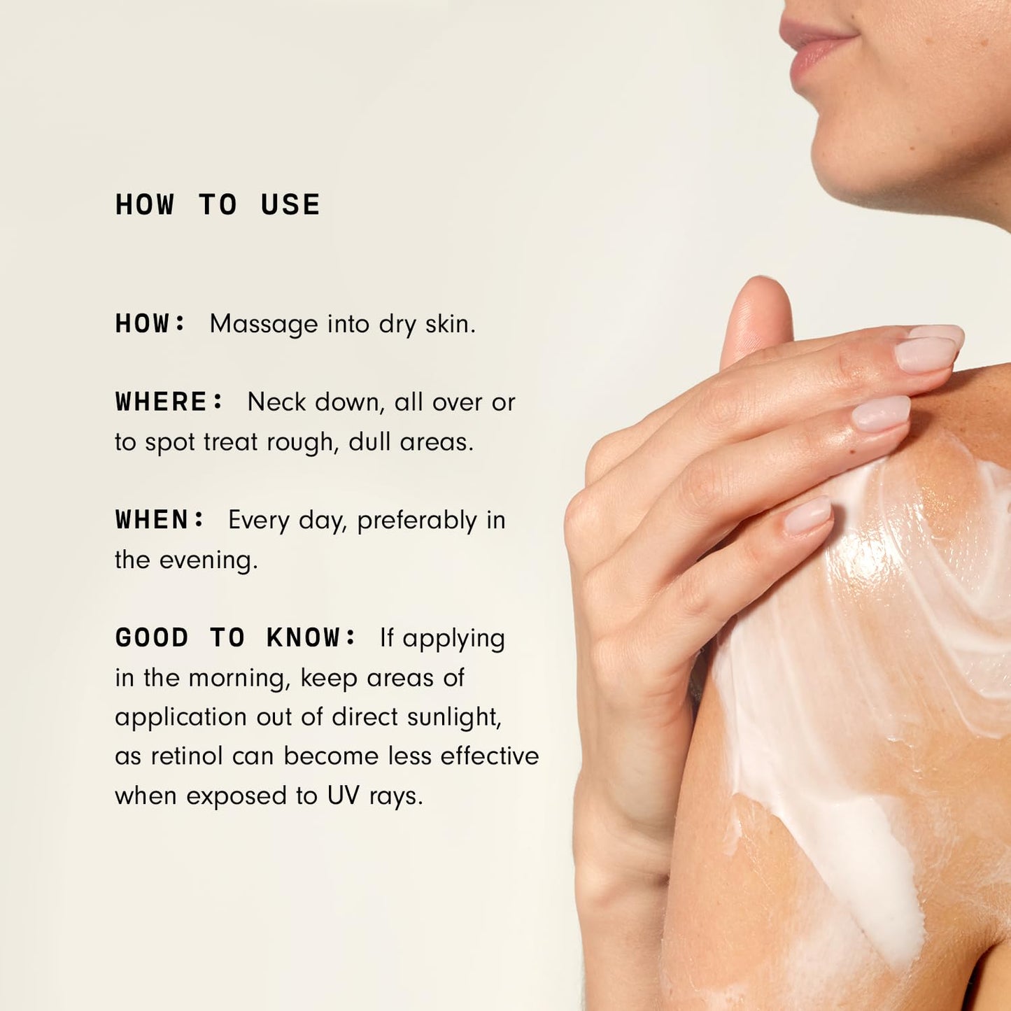 Versed Press Restart Retinol Body Lotion - Skin Firming Moisturizer with Cocoa Butter & Squalane - 6 oz for Dark Spots & Aging Skin