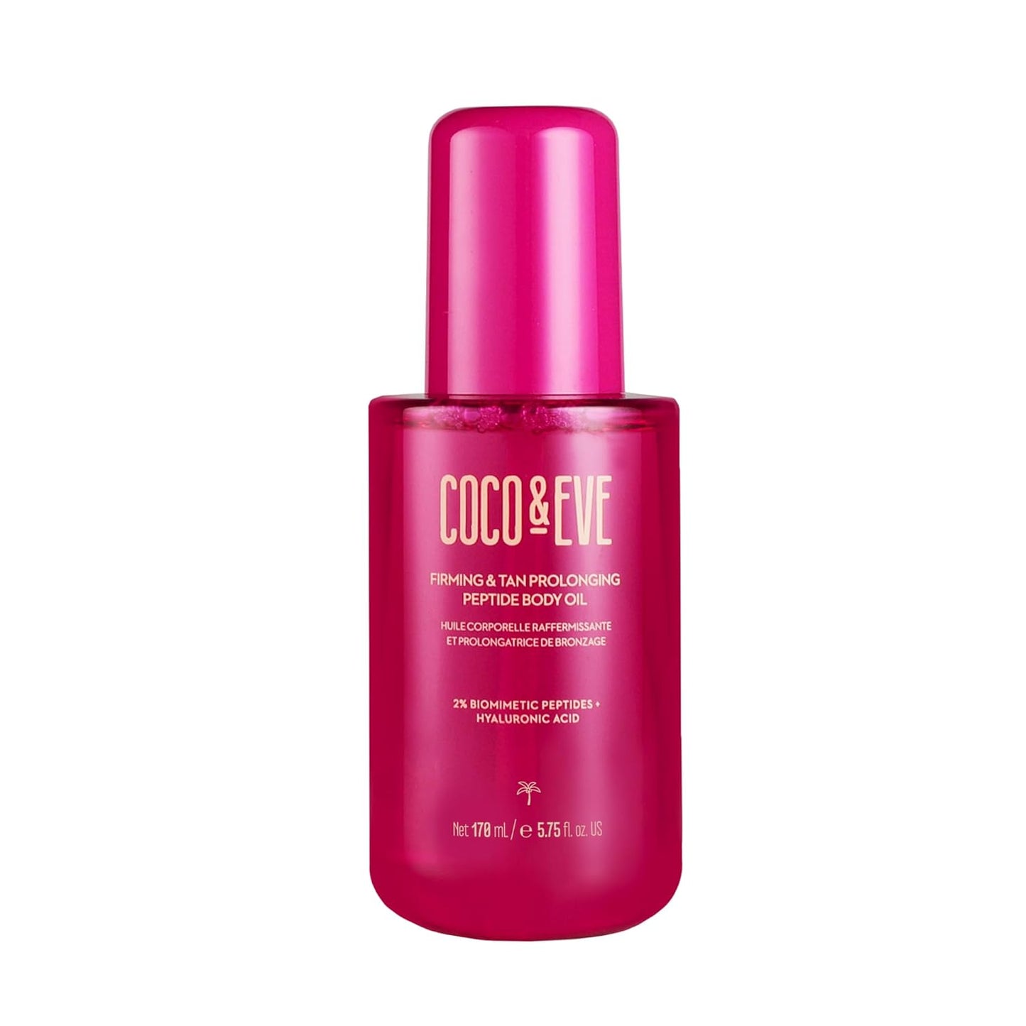 Coco & Eve Firming Body Oil - Natural Tan Extender with Tropical Oils & Vitamins C & E | 5.75 fl oz