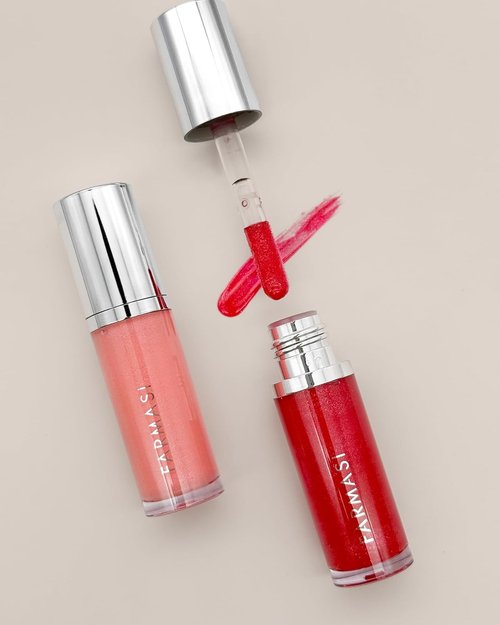 FARMASi Tinted Lip Plumper - Hydrating Gloss for Fuller, Youthful Lips | Fiery High-Shine Finish
