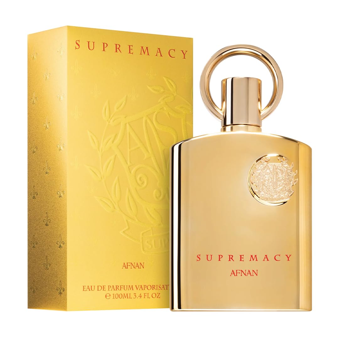 Afnan Supremacy Gold for Unisex Eau de Parfum Spray, 3.4 Ounce