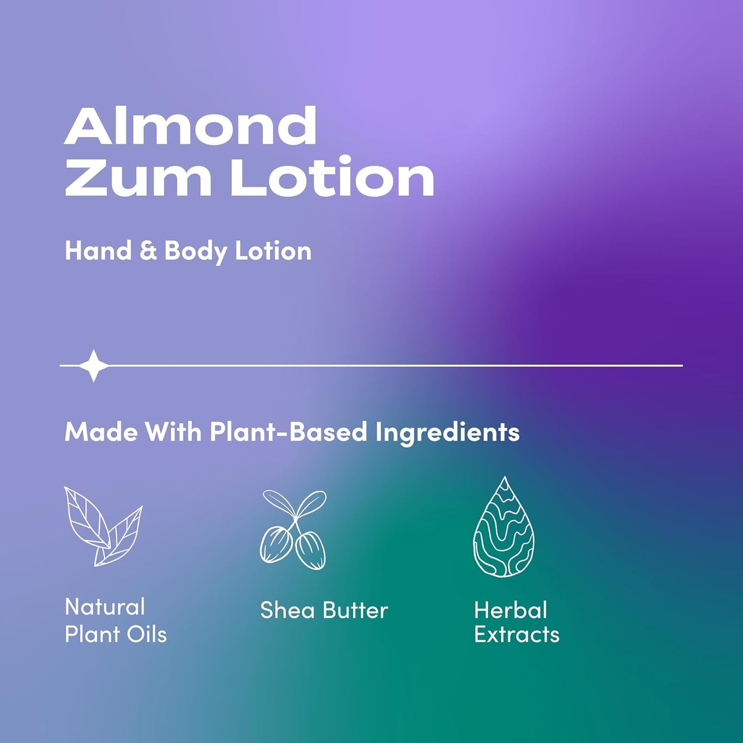 Indigo Wild Hand & Body Lotion - Natural Moisturizer with Shea Butter & Jojoba Oil - Almond - 6 fl oz
