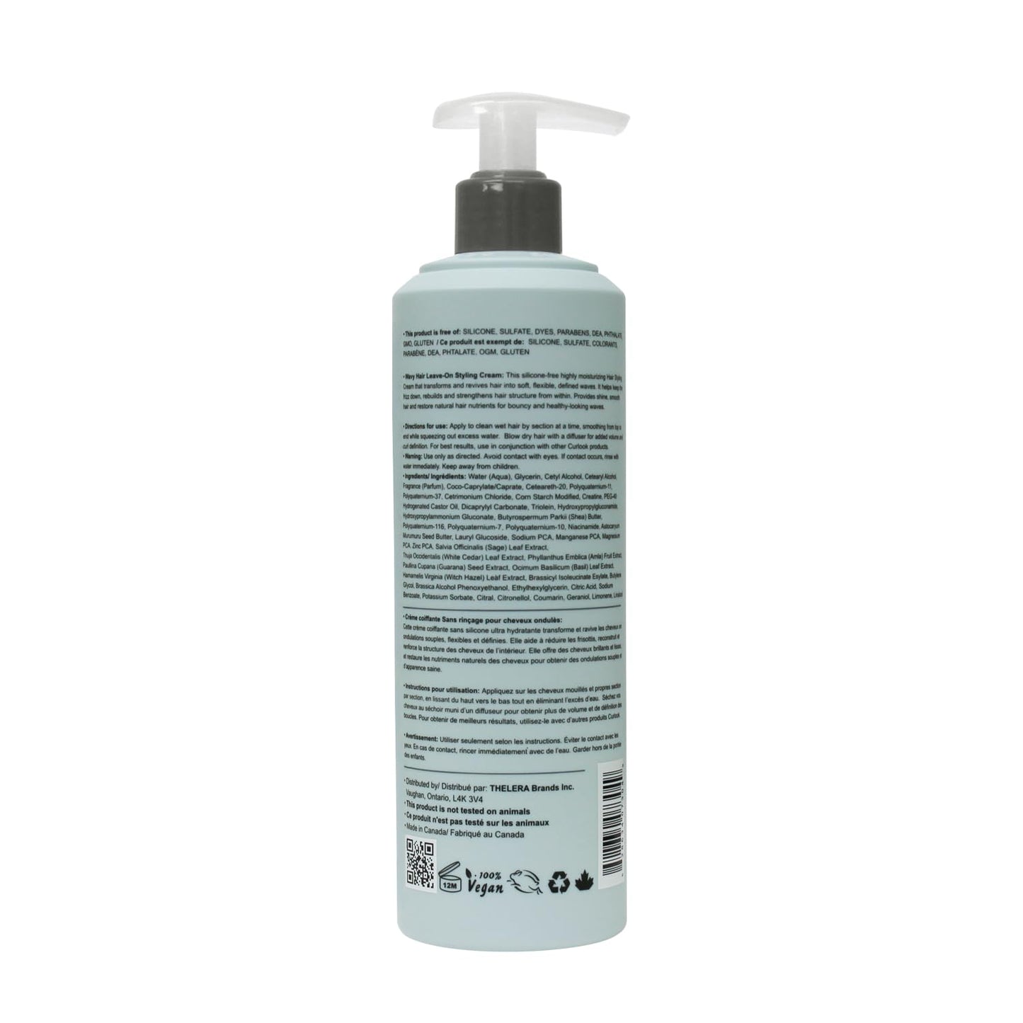 Skiennix Wavy Hair Styling Cream - Silicone-Free Formula for Soft, Defined Waves | 400ml