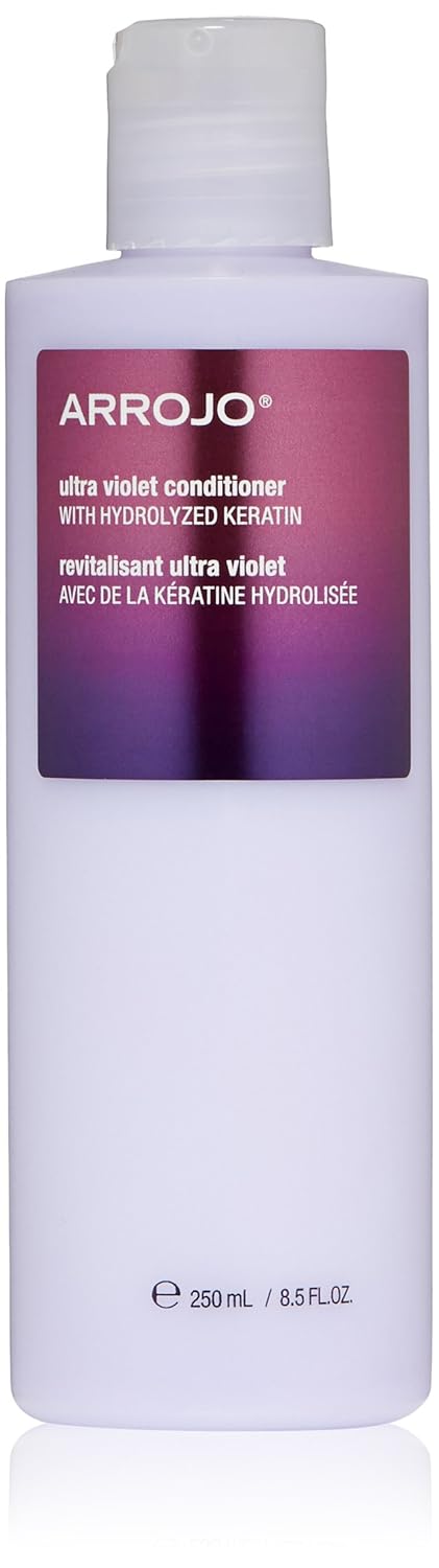 ARROJO Ultra Violet Conditioner - Floral Bouquet for Blonde Hair | 8.5 Fl Oz