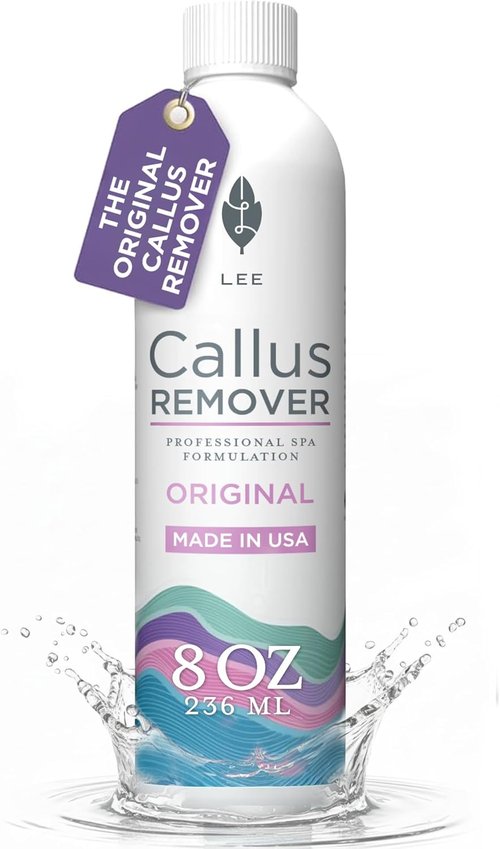 Lee Beauty 8oz Professional Gel Callus Remover - Fast-Acting Extra Strength for Cracked Heels & Dead Skin