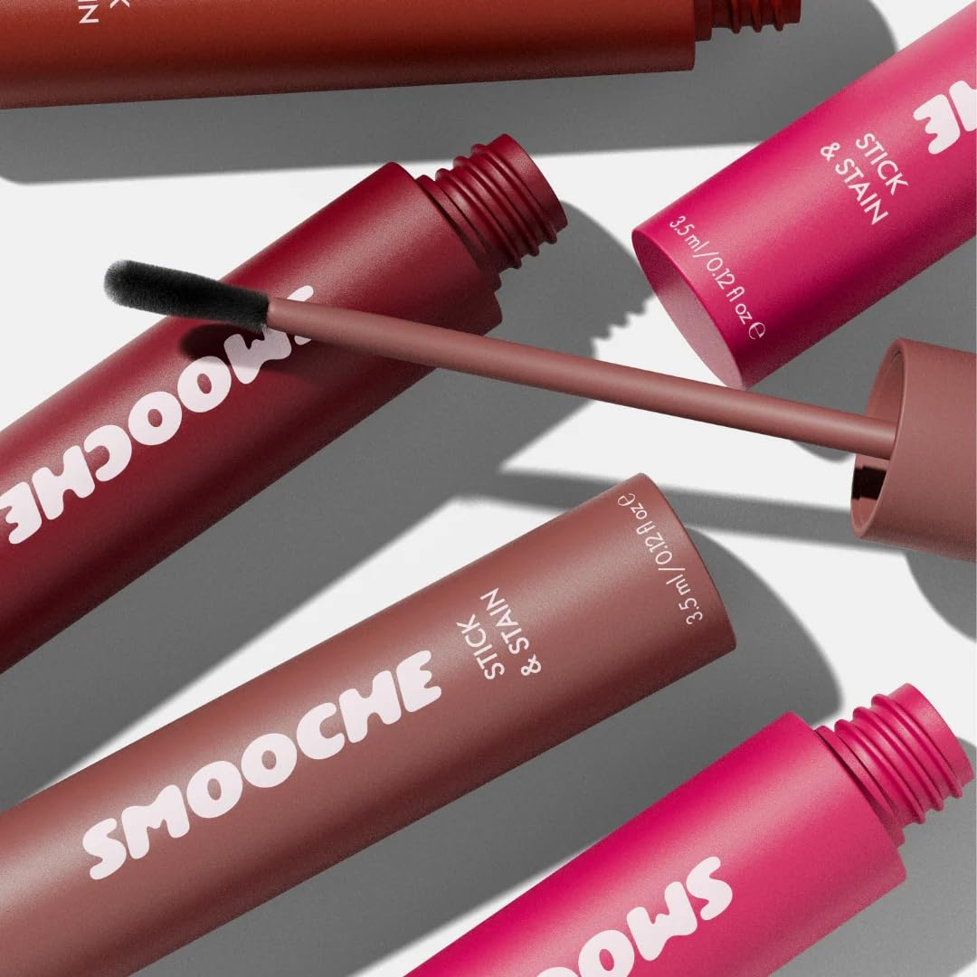 Smooche Lip Stain - Long-Lasting Color in Mauve Berry - Perfect for All-Day Wear