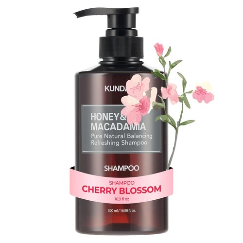 KUNDAL Honey & Macadamia Shampoo - Damage Repair & Nourishing Formula | 16.9 fl oz (Cherry Blossom)