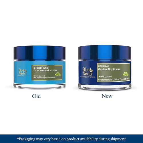 Blue Nectar Eladi Face Moisturizer - Plant-Based Day Cream for All Skin Types | 1.7 Oz with 19 Herbs