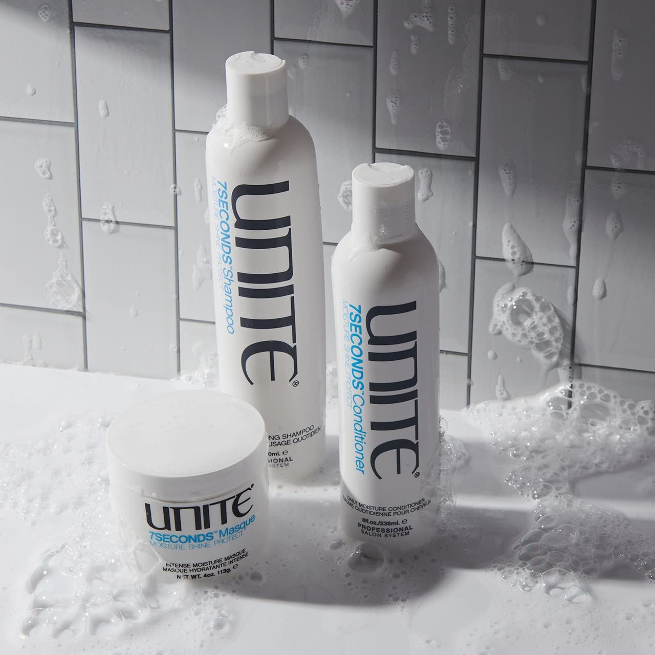 UNITE Hair - 7SECONDS Conditioner - Lightweight Formula for Smooth, Soft, Shiny Hair - 8 Fl Oz