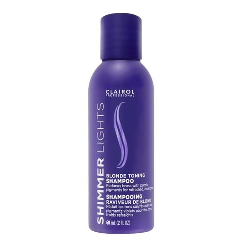 Clairol Professional Shimmer Lights Purple Shampoo - Neutralizes Brass & Yellow Tones | For Blonde, Silver, Gray Hair