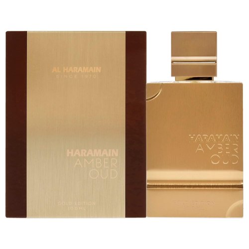Haramain Al Amber Oud Gold Edition | Unisex Arabian Perfume - Long Lasting Fragrance with Bergamot, Jasmine, Musk - 3.33 oz Eau de Parfum Spray