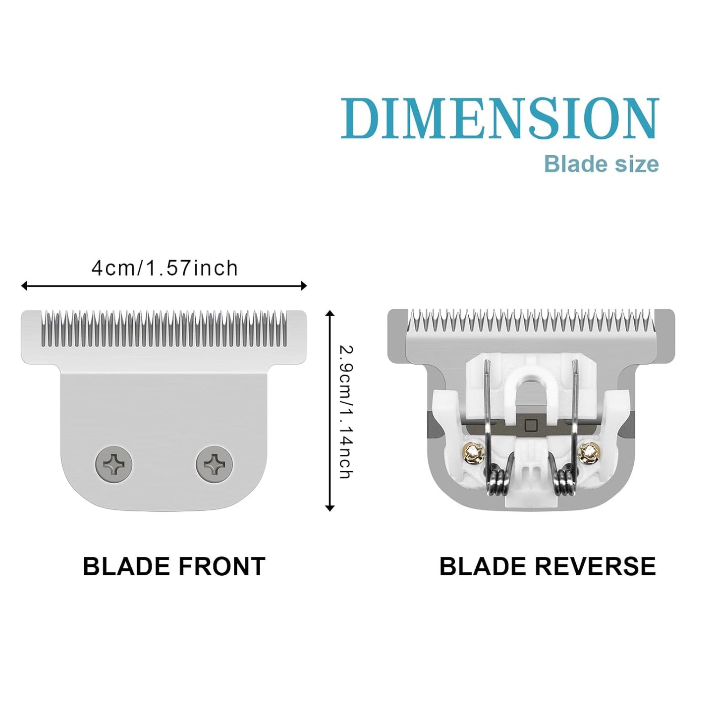Wahl T-Blade Detachable Replacement Blades - Compatible with Multiple Trimmer Models | 2-Pack