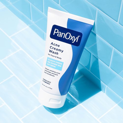 PanOxyl - Acne Creamy Wash with 4% Benzoyl Peroxide for Daily Control | 6 Ounce