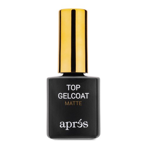 APRÉS Non-Wipe Matte Top Gel Coat - 15ml | Soak Off Gel Nail Polish for a Stunning Matte Finish