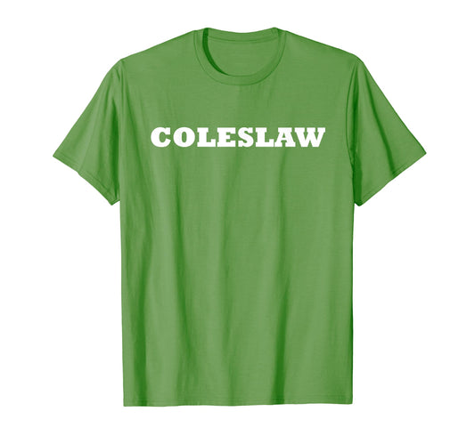 Coleslaw Food Halloween Costume Party Funny Cute T-Shirt