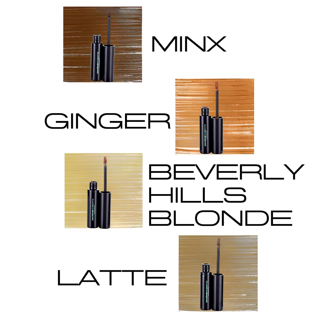 Ginger Tinted Eyebrow Gel - Long-Wear, Transfer-Proof Formula for Redheads | Full, Thick Brows (Auburn)