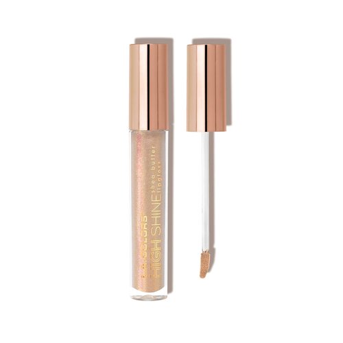 L.A. COLORS High Shine Lipgloss - Sugar Lips | Long-Lasting Hydration & Glossy Finish