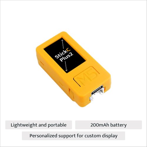 M5Stack M5StickC PLUS2 Mini IoT Development Kit - 1.14-Inch TFT Screen for UIFlow Control