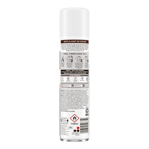 Batiste Dark Dry Shampoo - Waterless Formula for Instant Freshness | 3.81oz, 3-Pack
