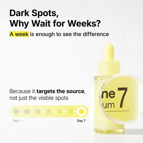 MANYO Glutathione 7 Dark Spot Serum - Niacinamide Face Treatment for Radiant Skin | 1.01 fl. oz (30ml)