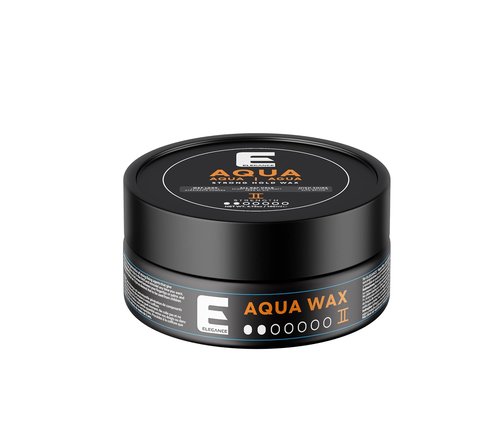E Elegance Hair Products - Aqua Hair Styling Wax - Strong Hold & High Shine | 4.73 oz, Orange