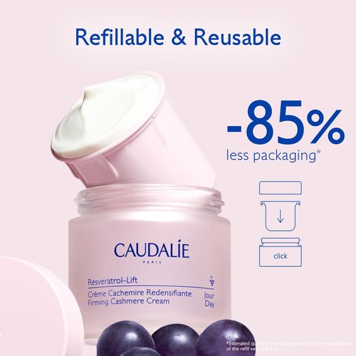 Caudalie Resveratrol-Lift Firming Cashmere Cream & Refill Pod - 50 mL Cream + 50 mL Refill