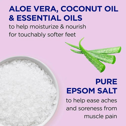 Dr. Teal's Foot Scrub - Gentle Exfoliant With Epsom Salt | 6 Ounce Size for Soft Feet