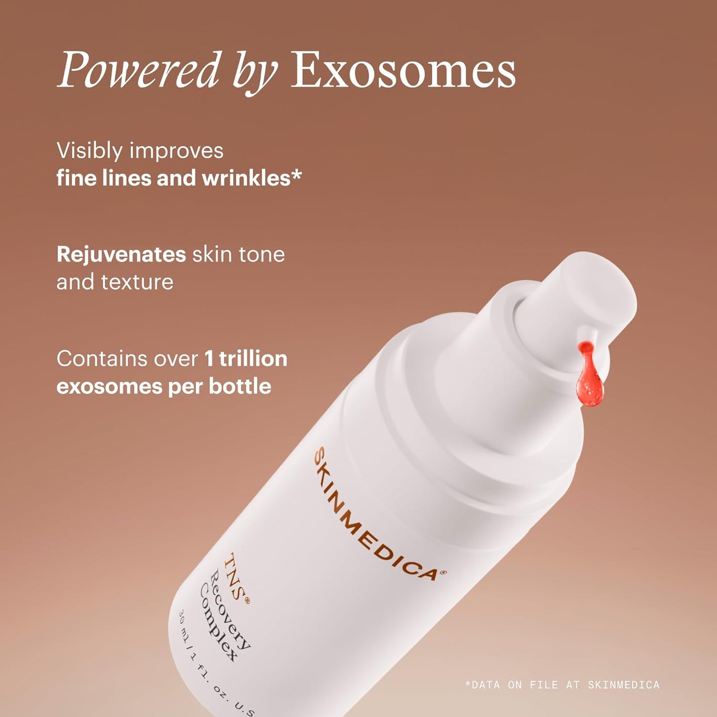 SkinMedica TNS Recovery Complex Facial Treatment - Advanced Growth Factor & Exosome Formula for Youthful Skin - 1 Oz