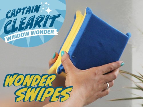 Sponge - Window Cleaner Tool for Car Windshield, Mirrors, Glass - Non-Scratch, Super Absorbent Window Cleaning Sponges - Car Cleaning Supplies 2-Pack - 6 X 4.5 X 2 in