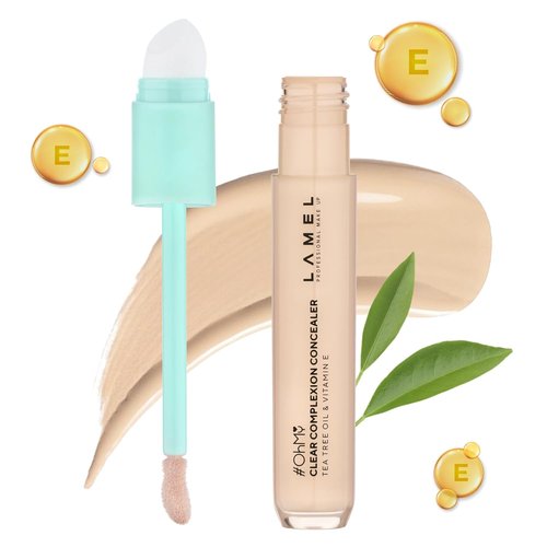 LAMEL OH My Clear Face Concealer - Moisturizing & Waterproof Formula with Vitamin E - 0.23 fl. oz.
