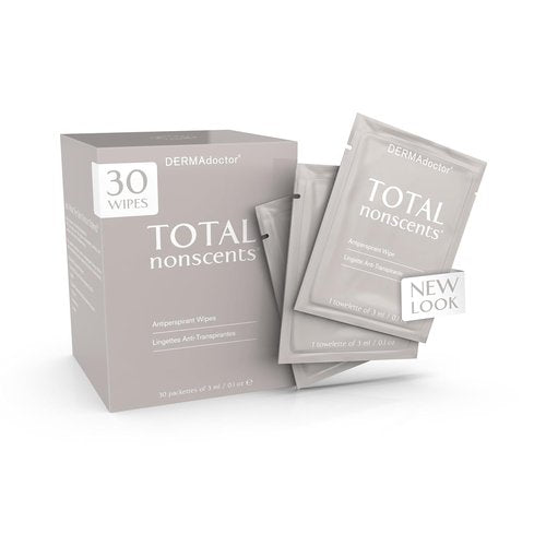 DERMAdoctor Deodorant Wipes - Refreshing Antiperspirant Wipes for Hyperhidrosis | 30 Individually Wrapped Wipes