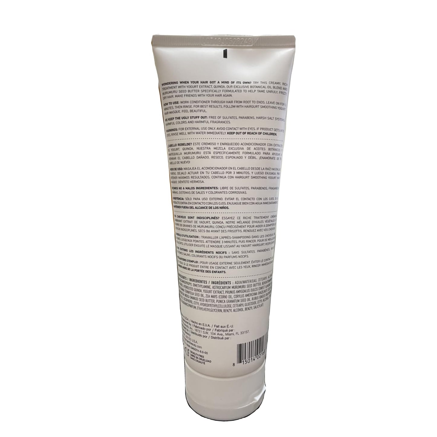 Strawberry Banana Hair Care Set - Smoothing Shampoo, Conditioner & Mask for Frizz Control - Natural & Sulfate-Free