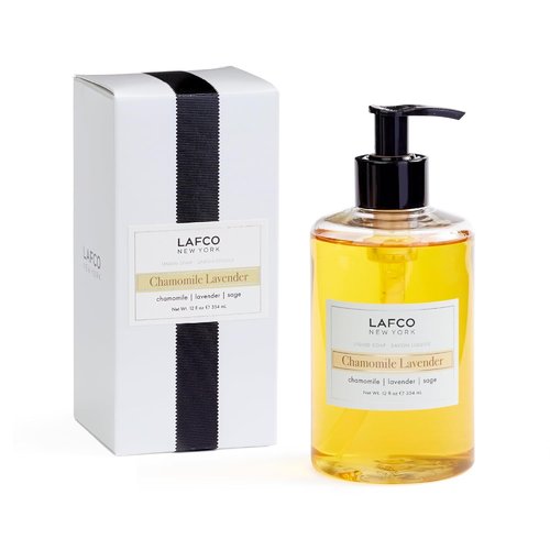 LAFCO New York Liquid Soap - Chamomile Lavender - Moisturizing & Hypoallergenic - 12 oz - Made in Italy
