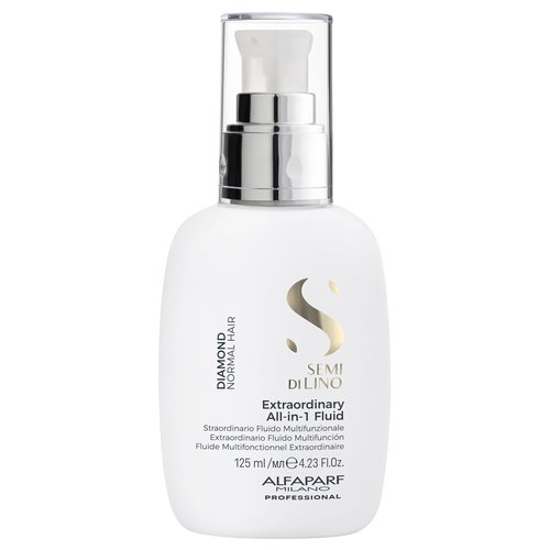 ALFAPARF MILANO Semi Di Lino Diamond Leave-In Fluid - All-in-One Thermal Protection & Detangling - 4.23 fl. oz.
