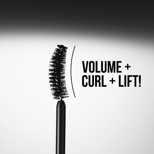 Charlotte Tilbury Exagger-Eyes Volume Mascara - Volumizing Black Mascara with 28-Hour Smudge-Proof & Flake-Proof Wear - Designed with a Ultra-Curved Brush