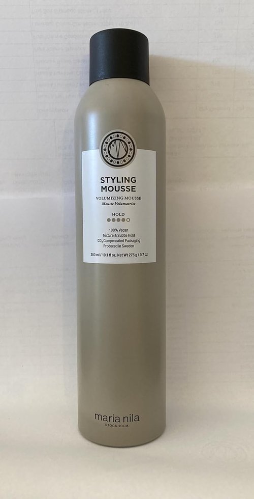 Maria Nila Styling Mousse - Volume Boosting & Static Reducing Formula | 100% Vegan, 4/5 Hold