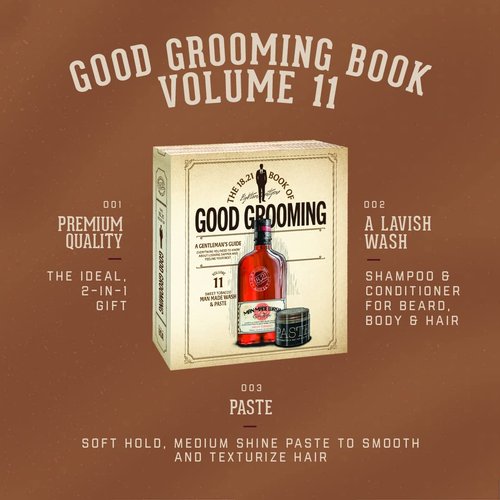18.21 Man Made Men's Grooming Gift Set - Essential Care Products for a Polished Look