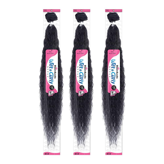 Mayde Beauty Bloom Bundle Weaving WET & CURLY 001 36" (3 Pack, 27)