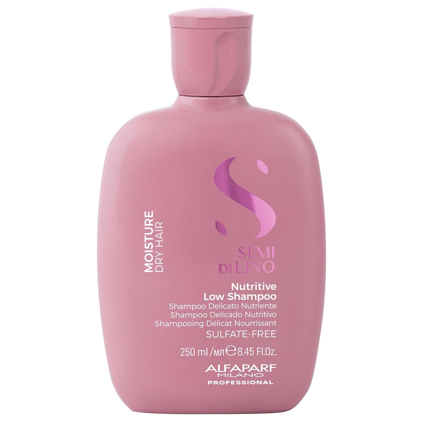 Alfaparf Milano Semi Di Lino Moisture Nutritive Shampoo - Sulfate & Paraben Free for Dry Hair | Salon Quality